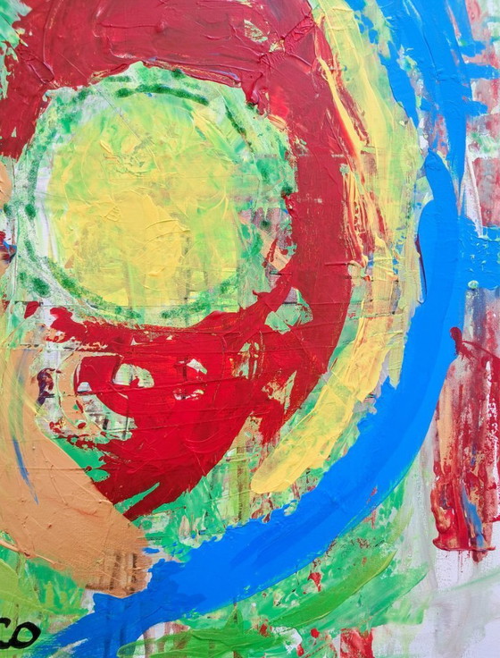 Image 1 of Enzo SAN MARCO - Cyclonic Mood - Artist painting