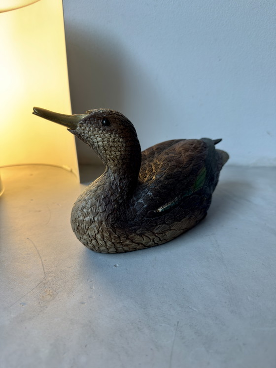 Vintage Eend Van Elli Malevolti, Italië – Decoratieve objecten, Glass, Plastic (photo 5 of 7)