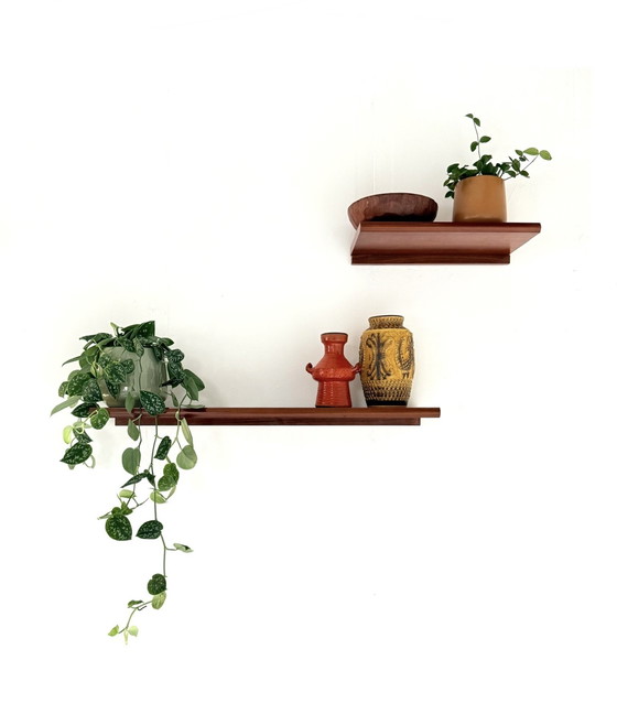 Image 1 of Set of 2 vintage wall shelves '80