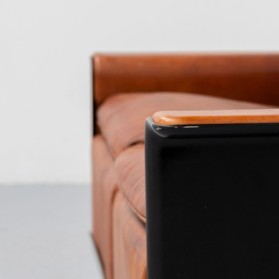 Dieter Rams Vitsoe Tweezitsbank 70's – 2 zitsbanken, Plastic, Leather (photo 11 of 11)