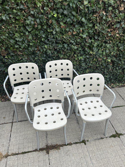 Halifax ministoelen van Antonio Citterio – eetkamerstoelen, Metal, Plastic