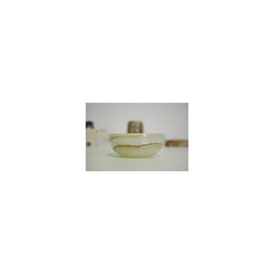 Image 1 of Set of 4 vintage marble and onyx smoking accessories, 1970s