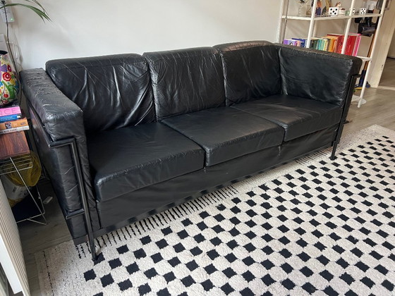 Image 1 of Harvink 3-seater leather sofa