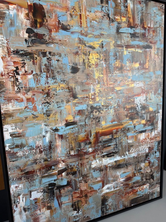 Image 1 of Artwork 120x90cm incl. floating frame