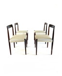Set van 4 vintage eetkamerstoelen, Lübke ‘60