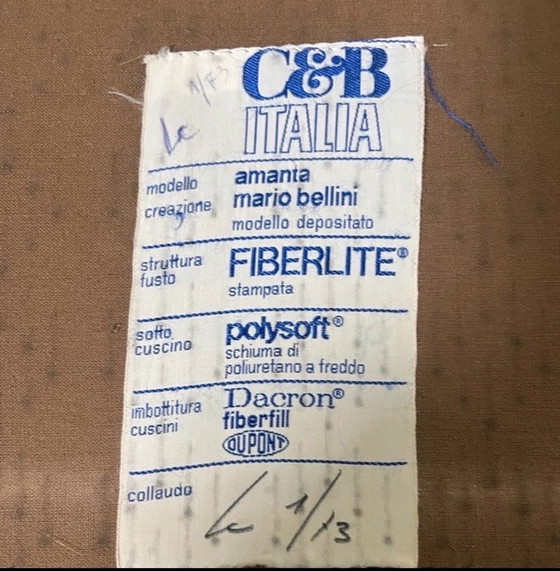 Image 1 of Mario Bellini AMANTA / Set 2 / Piel sintética / renovado