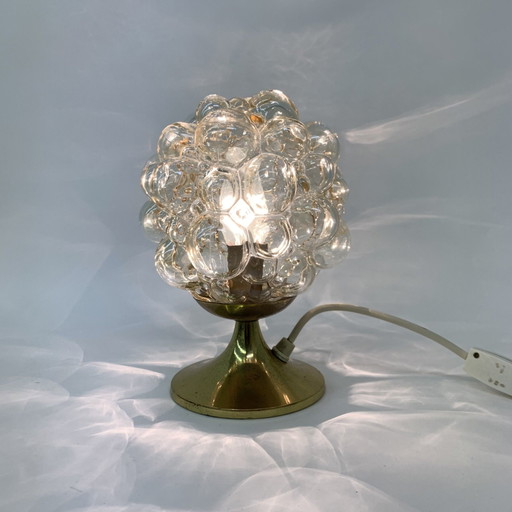  Lampada da tavolo a bolle di vetro di Helena Tynell - anni '70
