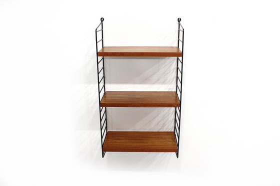 Image 1 of Come nuovo! Scaffale vintage in teak Nisse Strinning, metà secolo, anni '60-'70, n. 7