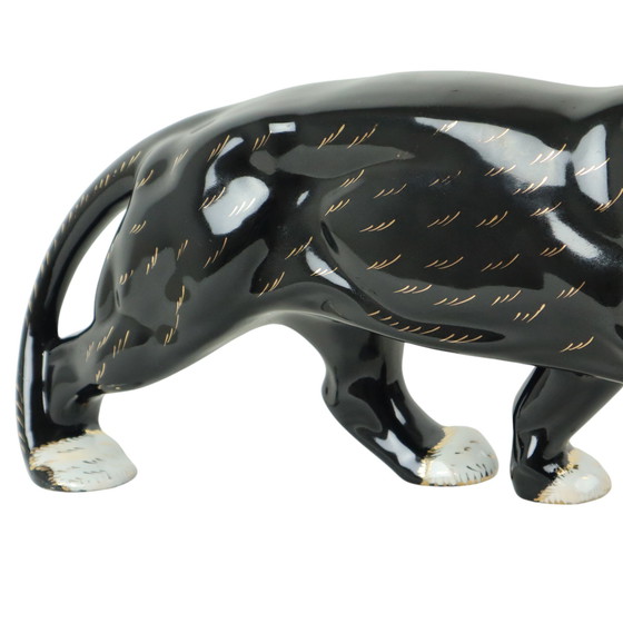 Image 1 of Art Deco Stijl Panter Keramiek