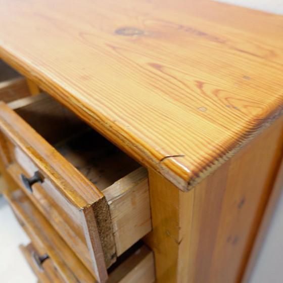 Image 1 of Apothecary cabinet on a solid pine pedestal - England, early 20th century