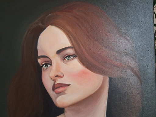 Schilderij - David KANDELAKI - Aurélia
