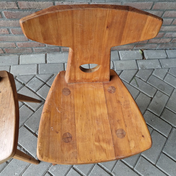 Image 1 of Jacob Kielland Brandt set of 3 x chair scandinavian 3 vintage chairs