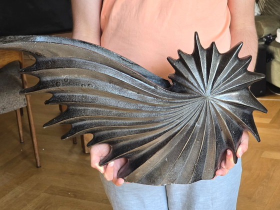 Image 1 of Set Of 2 Large Aluminum Vases, Falling Star