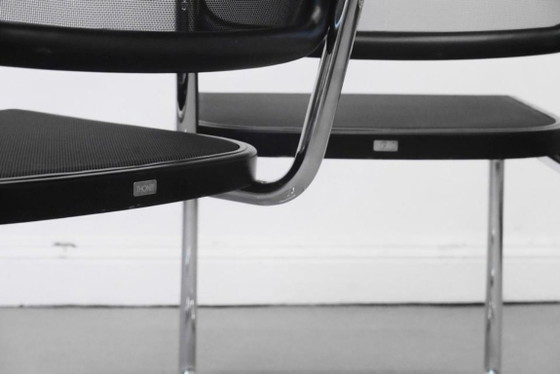 1/20 Marcel Breuer Thonet S32 N Cantilever Chair Mesh Chrome – Chairs and lounge chairs, Plastic, Wood (photo 8 of 12)