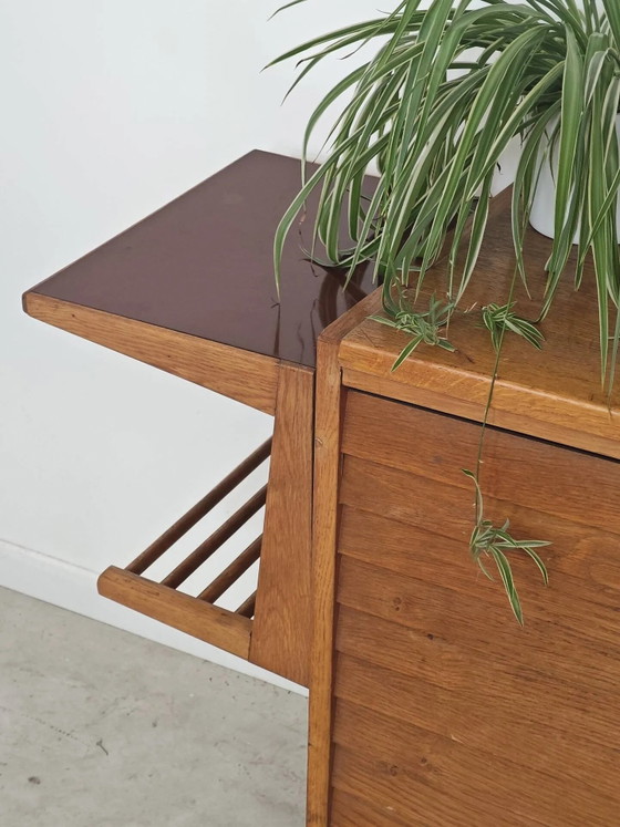Storage chest for blankets or toys bar by Dyha Czech Republic 60, Storage cabinet, Wood, Mid Century Modern (photo 20 of 40)