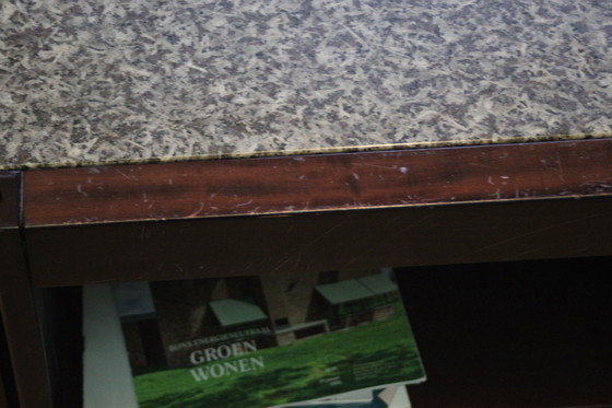 Image 1 of Angelo Mangiarotti 4D Coffee Table for Molteni, Italy 1960s