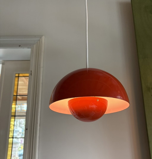 Louis Poulsen VP1 Rood Verner Panton – hanglampen, Metal