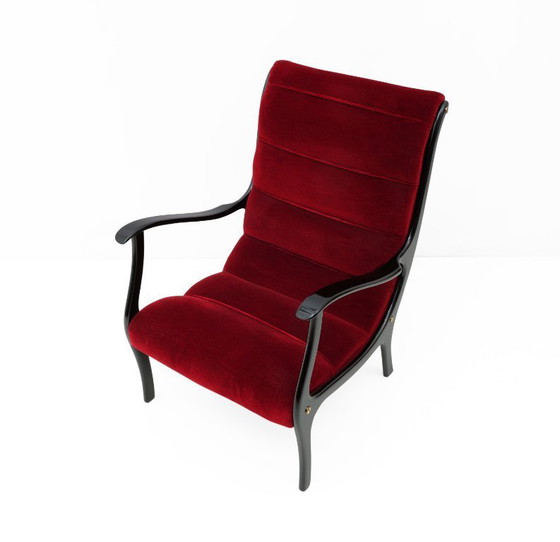 Image 1 of Sillón Mitzi italiano de mediados de siglo de Ezio Longhi para Elam, década de 1950