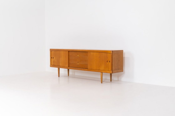 Image 1 of Sideboard by Henry W. Klein for Bramin in oak (Denmark, 1960s).