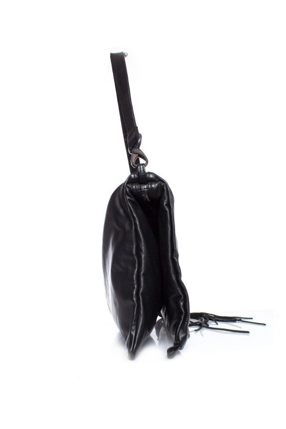 Image 1 of Maison Du Posh, borsa a tracolla con patta pieghevole, frange e teschio