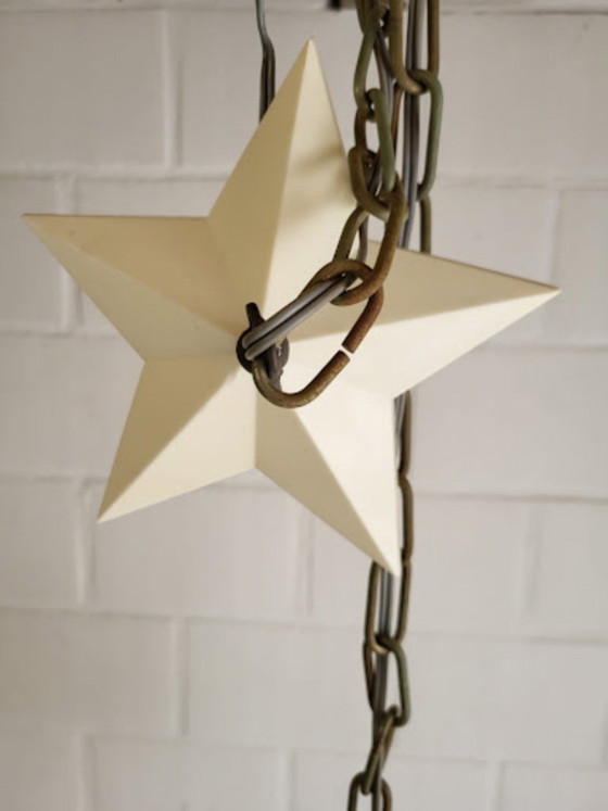 Image 1 of Vintage Pearlshade lamp XL, oranje, in de stijl van Rispal, jaren 60