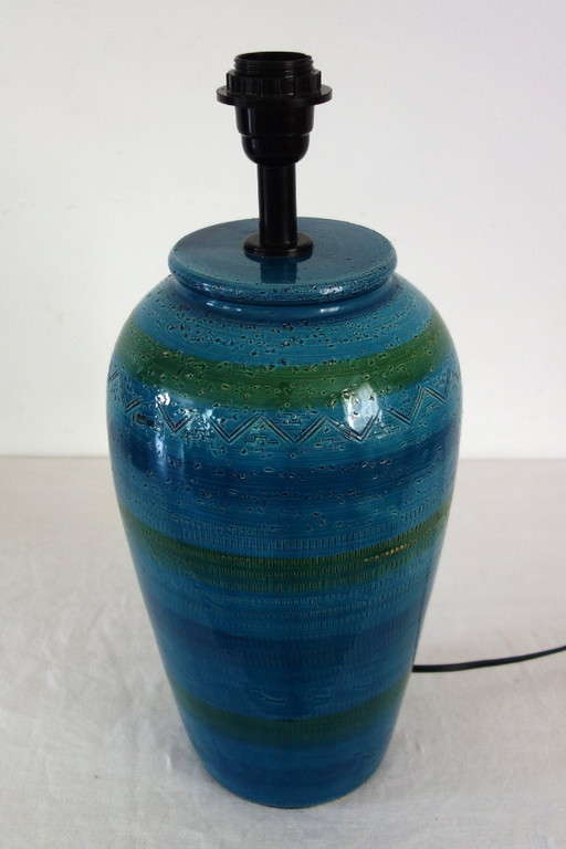 Keramische lampvoeten van Bitossi, Italië, jaren 70.