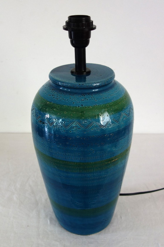 Image 1 of Keramische lampvoeten van Bitossi, Italië, jaren 70.