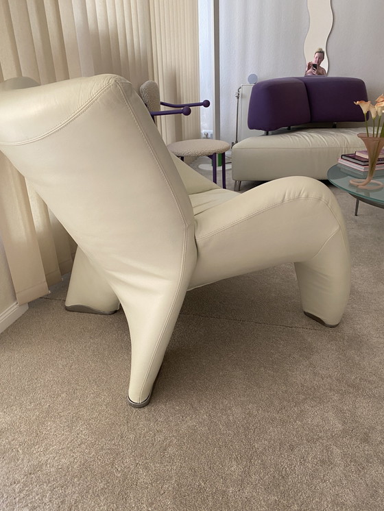 Image 1 of 2x sillón leolux echnaton Sessel 