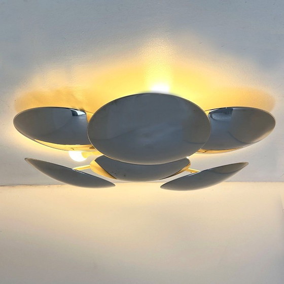 Image 1 of Chromeplated Wall / Ceiling Light from Reggiani, 1970s