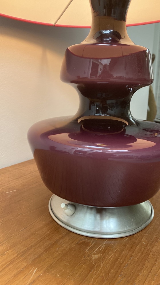 Image 1 of Rupel hand-blown table lamp opaline glass