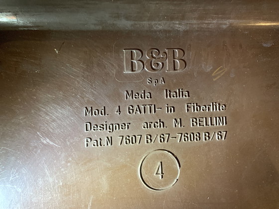 Image 1 of Set table Quattro Gatti C&B B&B Bellini 1967 midcentury design