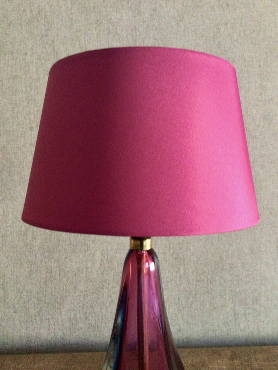 Image 1 of Vintage Table Lamp Of Crystal Glass