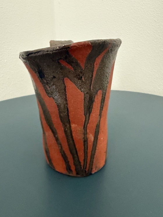 Image 1 of Handmade vintage brutalist raku