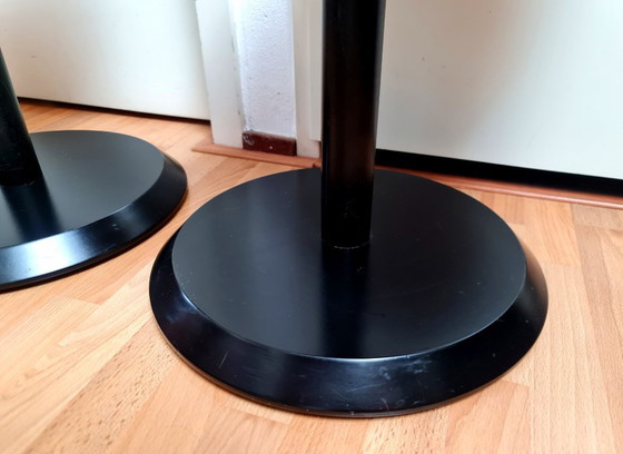 Image 1 of Side tables unique design with rotating table top beautiful