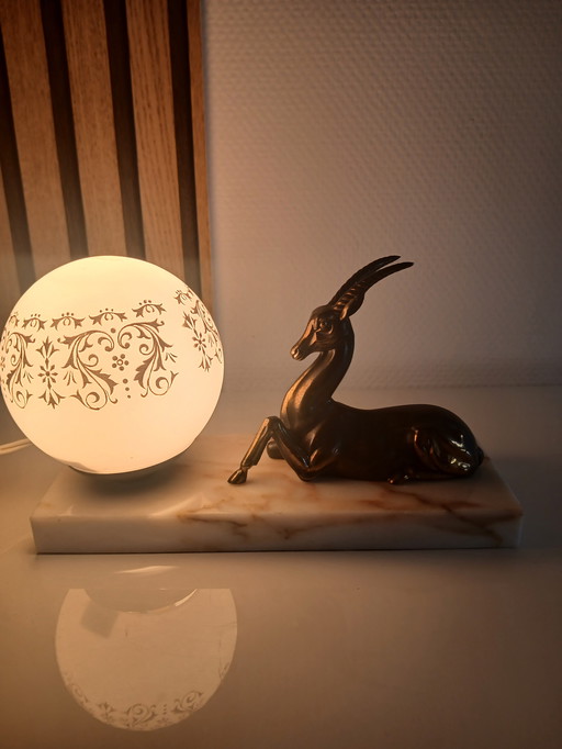 Lampe art déco. 