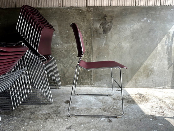 Image 1 of Set van 6 Matrix stoelen – Thomas Tolleson voor Krueger – 70s