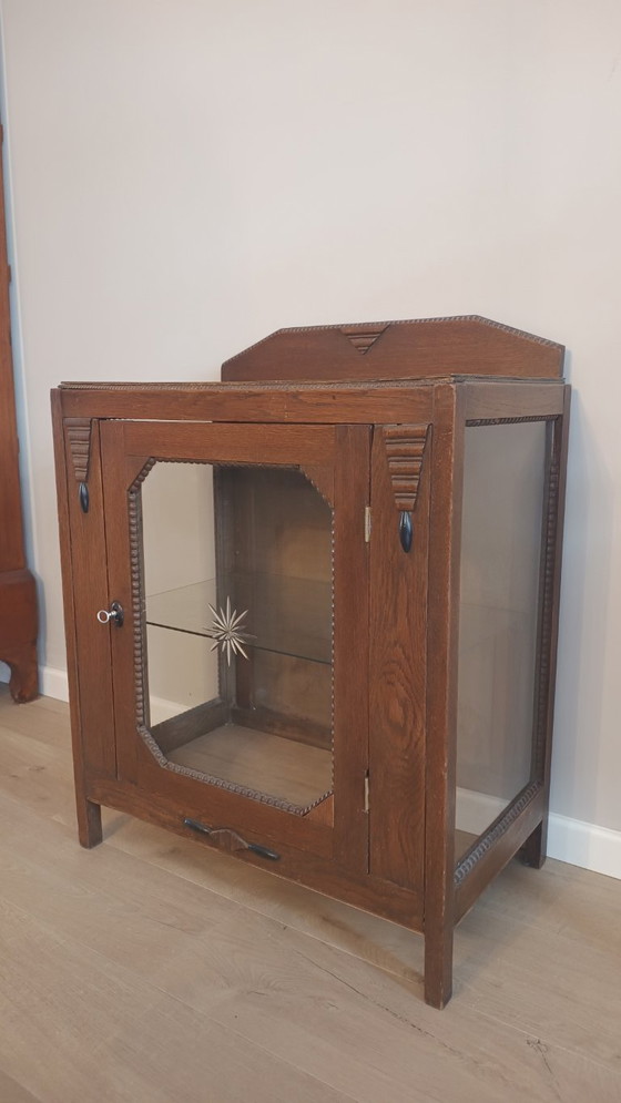 Image 1 of Vetrina da tè Art Déco della scuola di Amsterdam