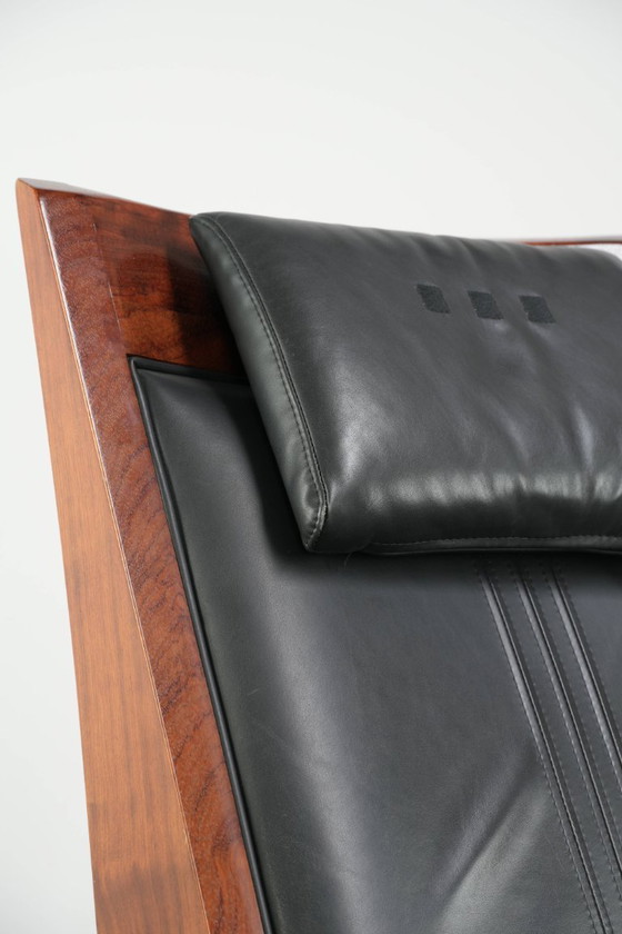 Luxury electrically adjustable Schuitema Art Deco design recliner, model John, from the Decoforma series, (photo 12 of 14)