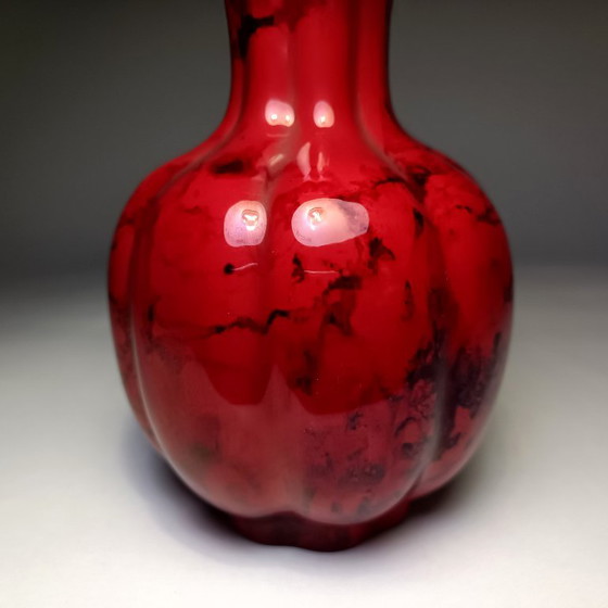 Zsolnay - Vaso - Vaso Eosina Rosso - Porcellana – Vasi, Porcelain (photo 12 of 22)