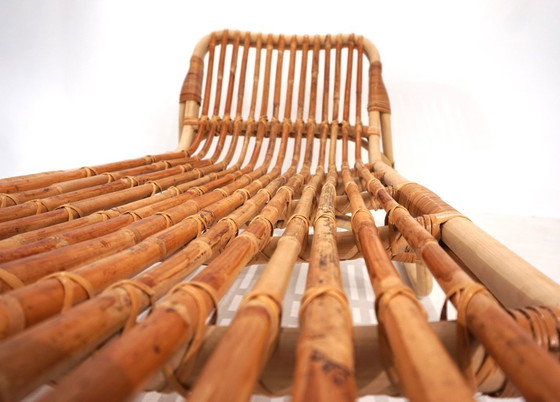 Image 1 of Tumbona de bambú, 1970