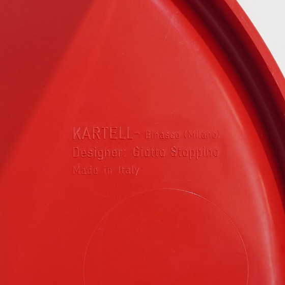 Image 1 of 3 coffee tables by Giotto Stoppino for Kartell, 1960s