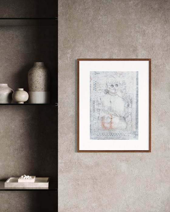 Image 1 of Robert Detheux "El secretario privado" pintado en 1976