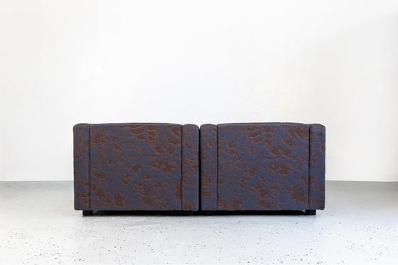 Image 1 of Poltrone geometriche vintage di Zfm, Polonia, anni '70, set da 2