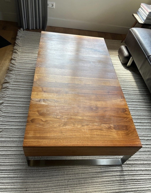 Table basse Aditi en noyer Leolux – salontafels, Metal, Wood (photo 2 of 5)