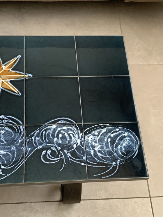 Image 1 of Vintage Ceramic Tile Table – 1960s/1970s