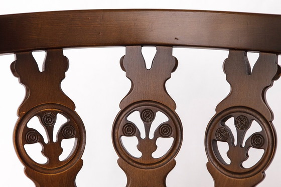 Image 1 of Set of 6 Mid-Century Elm Dining Chairs by Ercol – Vintage English Chairs, 1960s