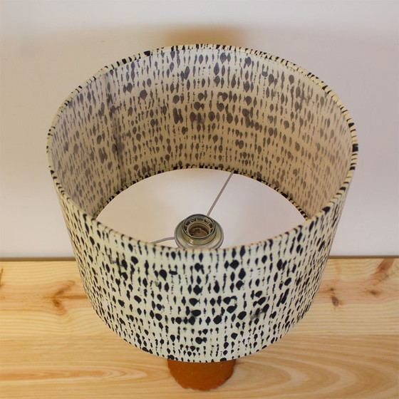 Image 1 of Table Lamp with Fabric Lampshade