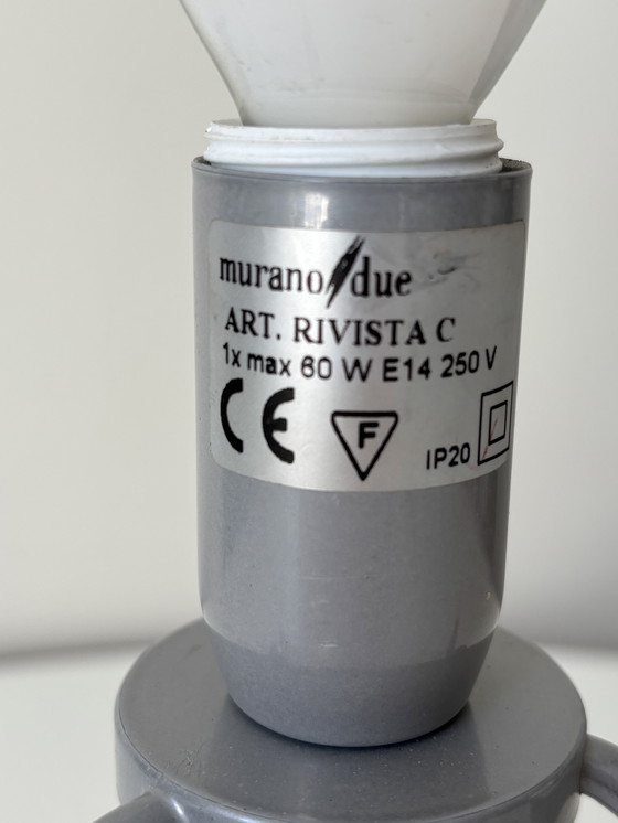 Image 1 of Murano Due Rivista Table Lamp Federico Codato Italian Design