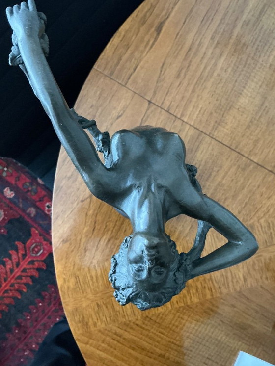 Image 1 of Beautiful bronze statue by Freymout "exceptionally beautiful" ART NUVEAU 1920