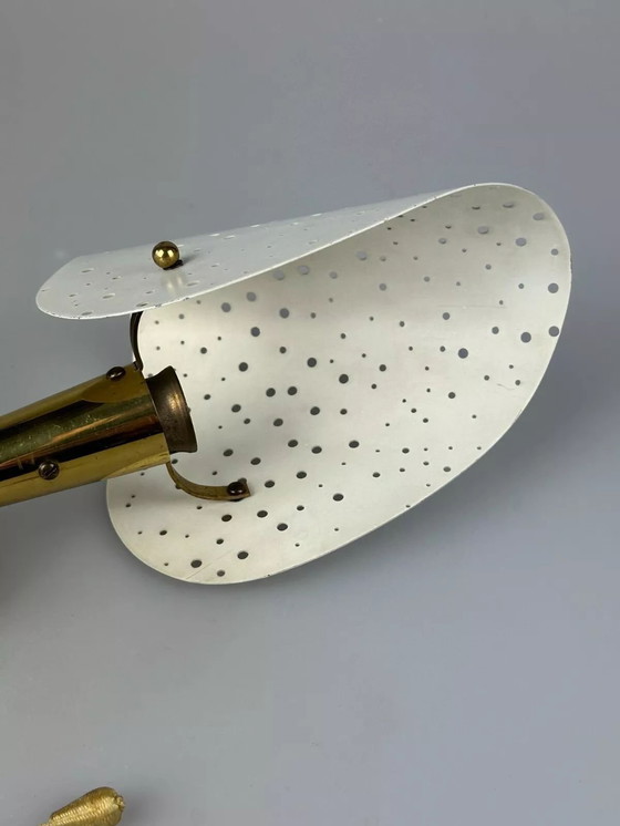 Image 1 of Lámpara de pared de los años 50 y 60 de Ernest Igl para Hillbrand Brass &amp; Metal Design
